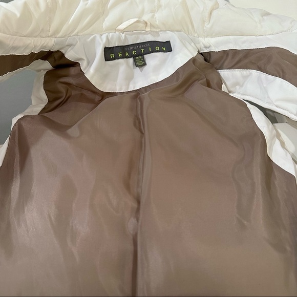 Kenneth Cole Reaction Cream Down Puffer Vest M - Picture 4 of 6